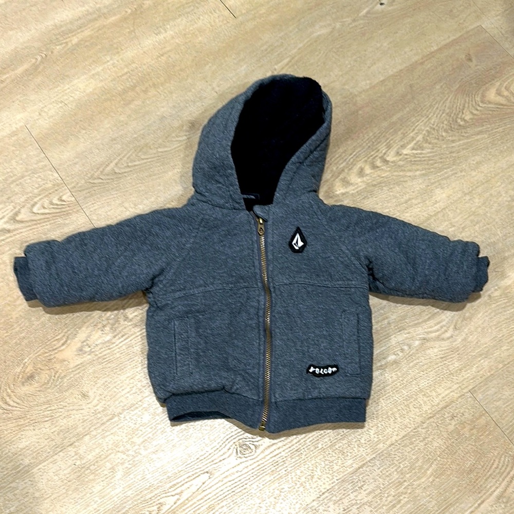 VOLCOM baby LIKE NEW! Sweater jacket 18m